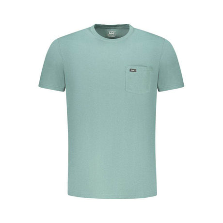 Lee Green Cotton Men T-Shirt - Hilstor