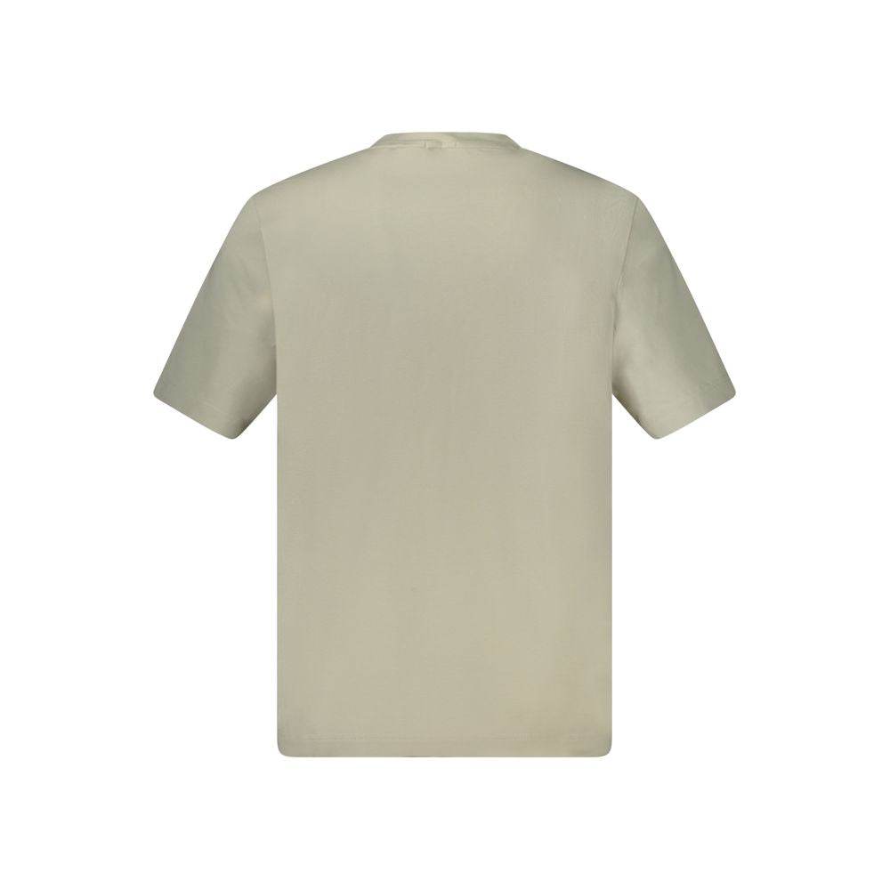 Hugo Boss Beige Cotton T-Shirt - Hilstor