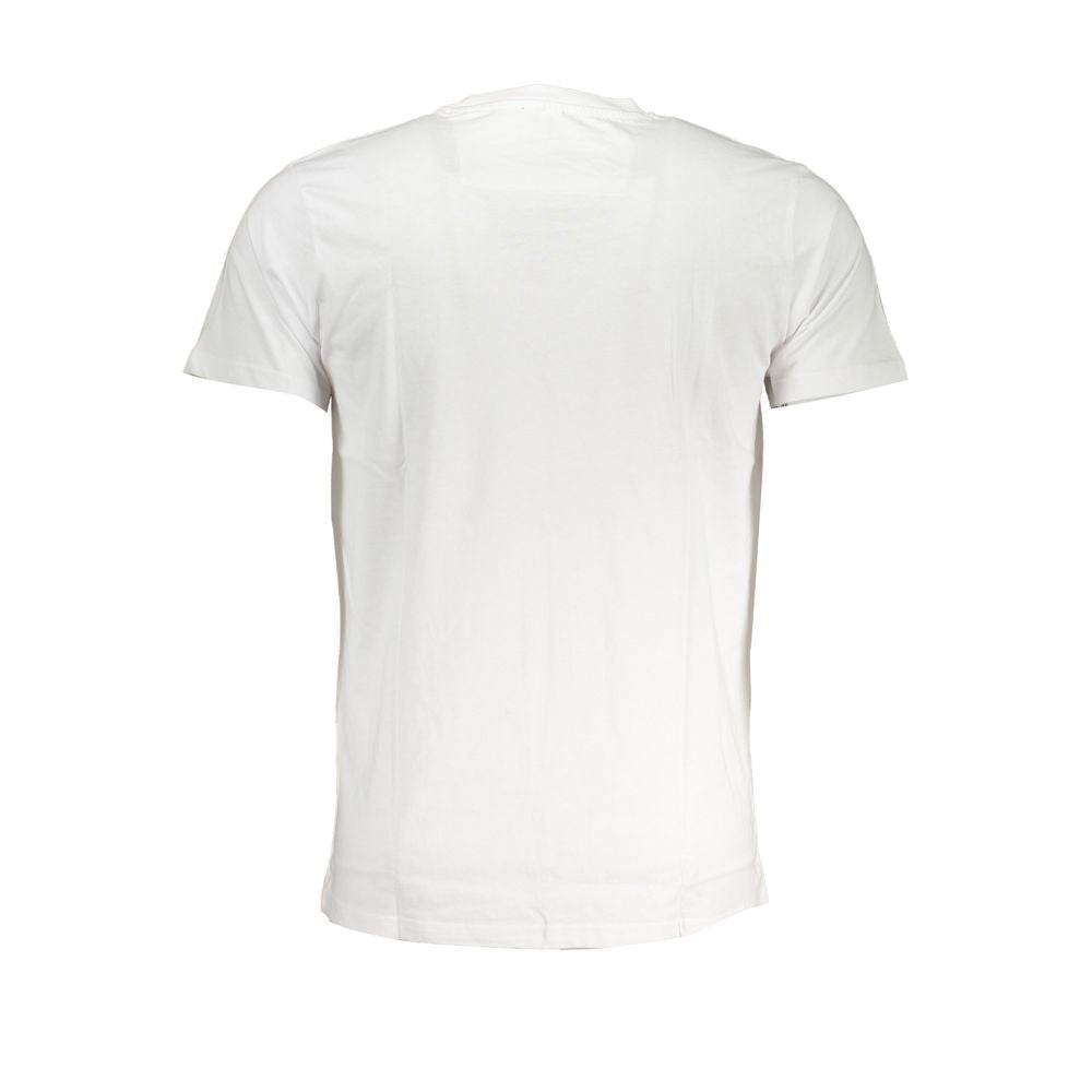 Cavalli Class White Cotton T-Shirt - Hilstor