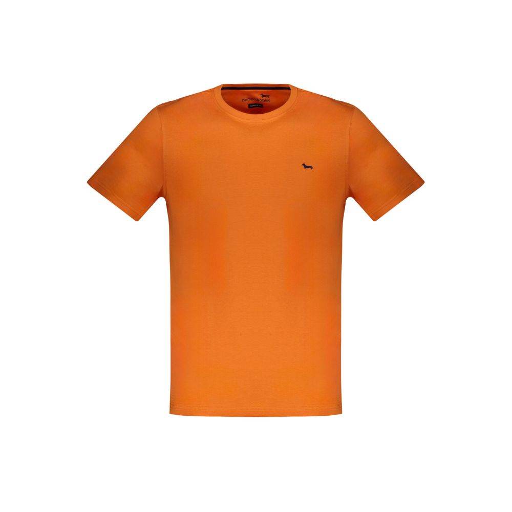 Harmont & Blaine Orange Cotton T-Shirt - Hilstor