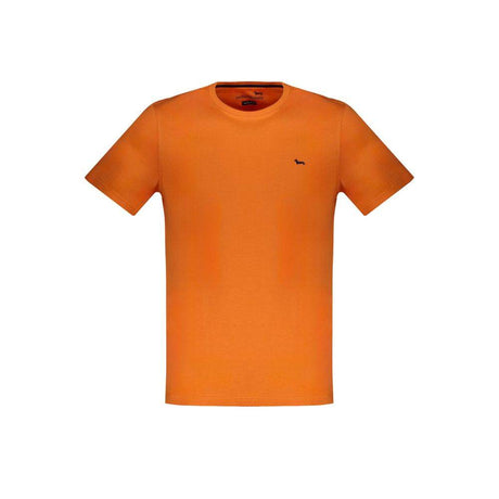 Harmont & Blaine Orange Cotton T-Shirt - Hilstor