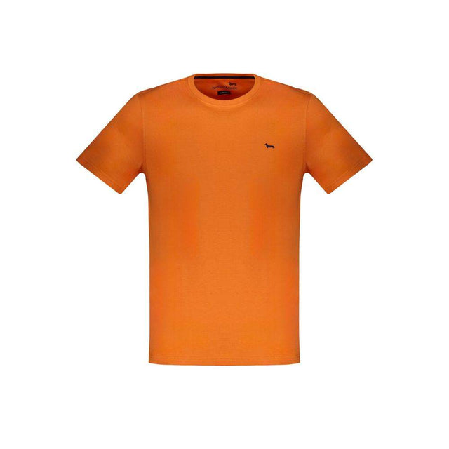 Harmont & Blaine Orange Cotton T-Shirt - Hilstor