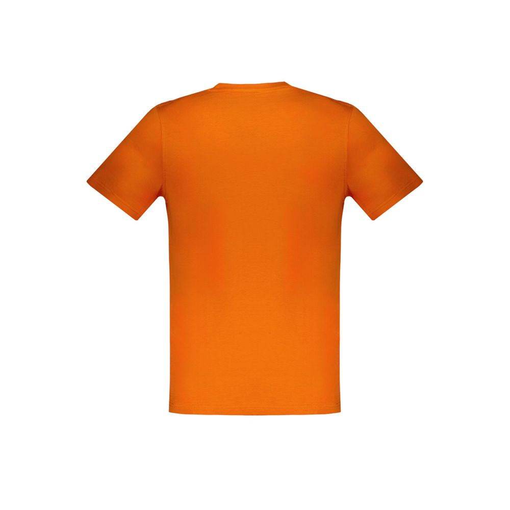 Harmont & Blaine Orange Cotton T-Shirt - Hilstor