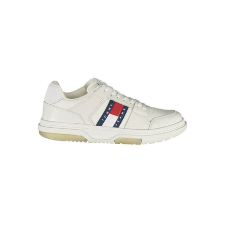 Tommy Hilfiger White Polyethylene Men Sneaker - Hilstor