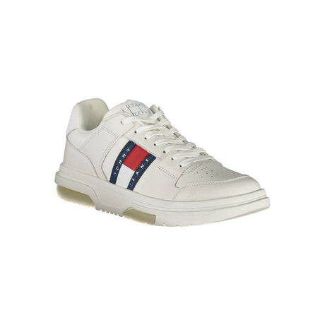 Tommy Hilfiger White Polyethylene Men Sneaker - Hilstor