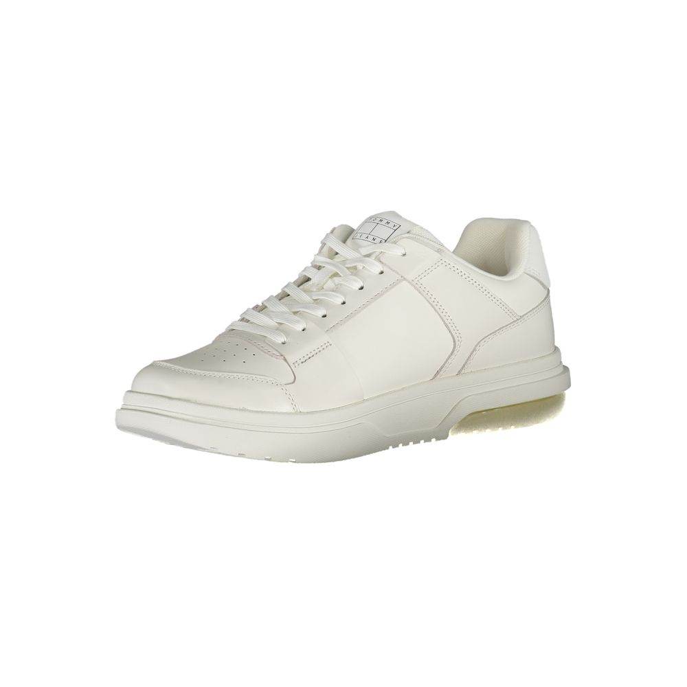 Tommy Hilfiger White Polyethylene Men Sneaker - Hilstor