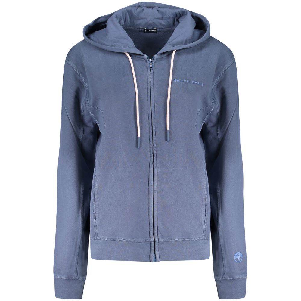 North Sails Blue Cotton Women Sweater - Hilstor