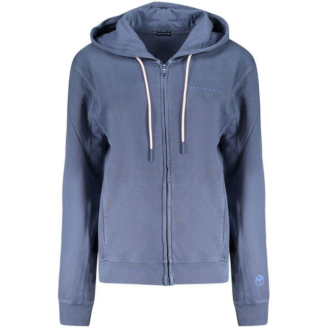 North Sails Blue Cotton Women Sweater - Hilstor