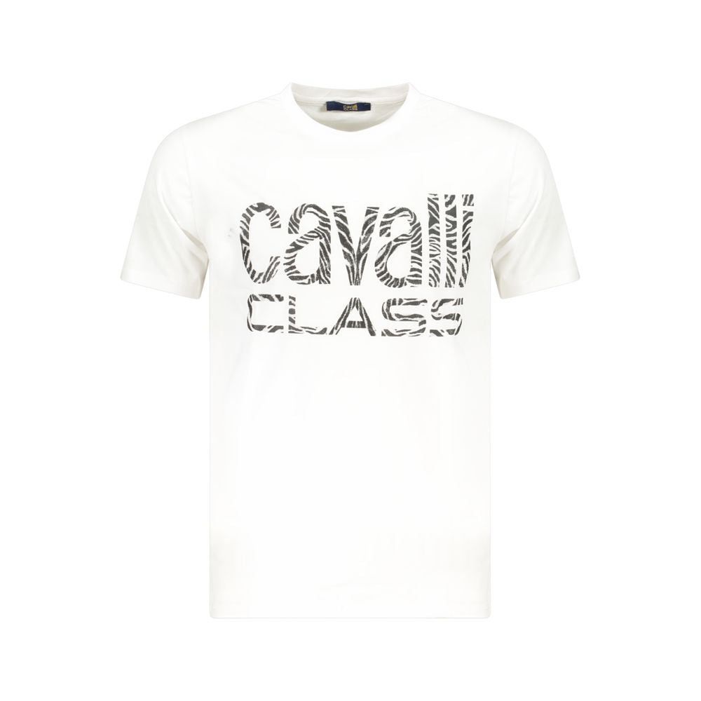 Cavalli klasse hvid bomuld herre T-shirt