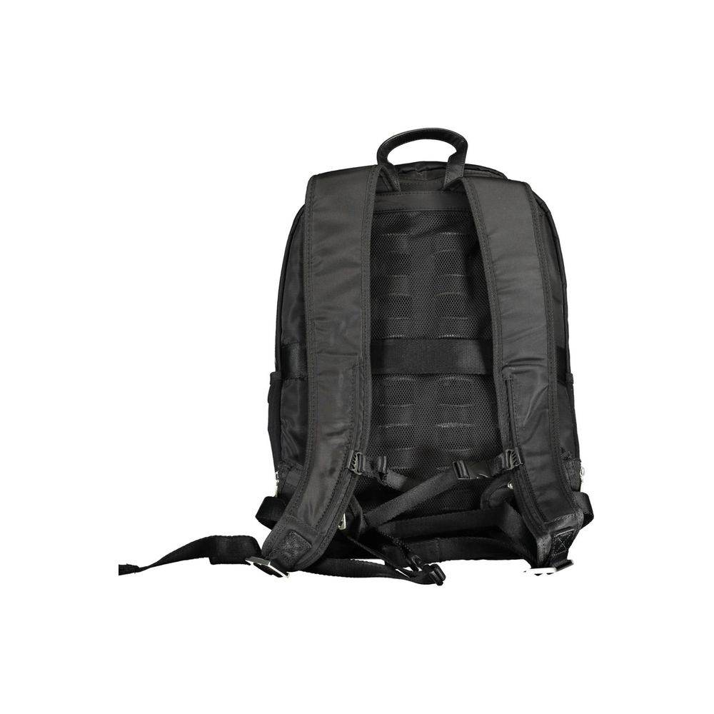Guess Jeans Black Polyamide Men Backpack - Hilstor