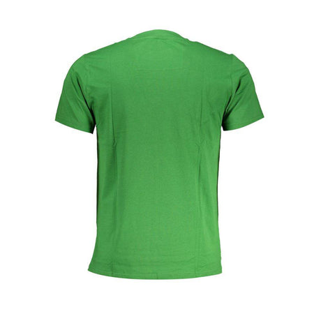 Cavalli Class Green Cotton T-Shirt - Hilstor