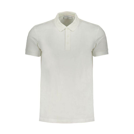 Calvin Klein White Cotton Polo Shirt - Hilstor