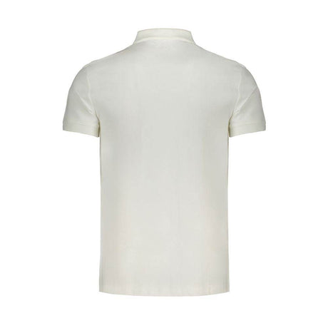 Calvin Klein White Cotton Polo Shirt - Hilstor