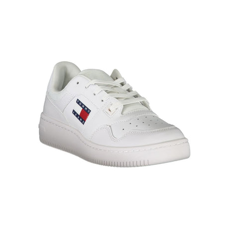 Tommy Hilfiger Hvid Læder Sneaker til kvinder