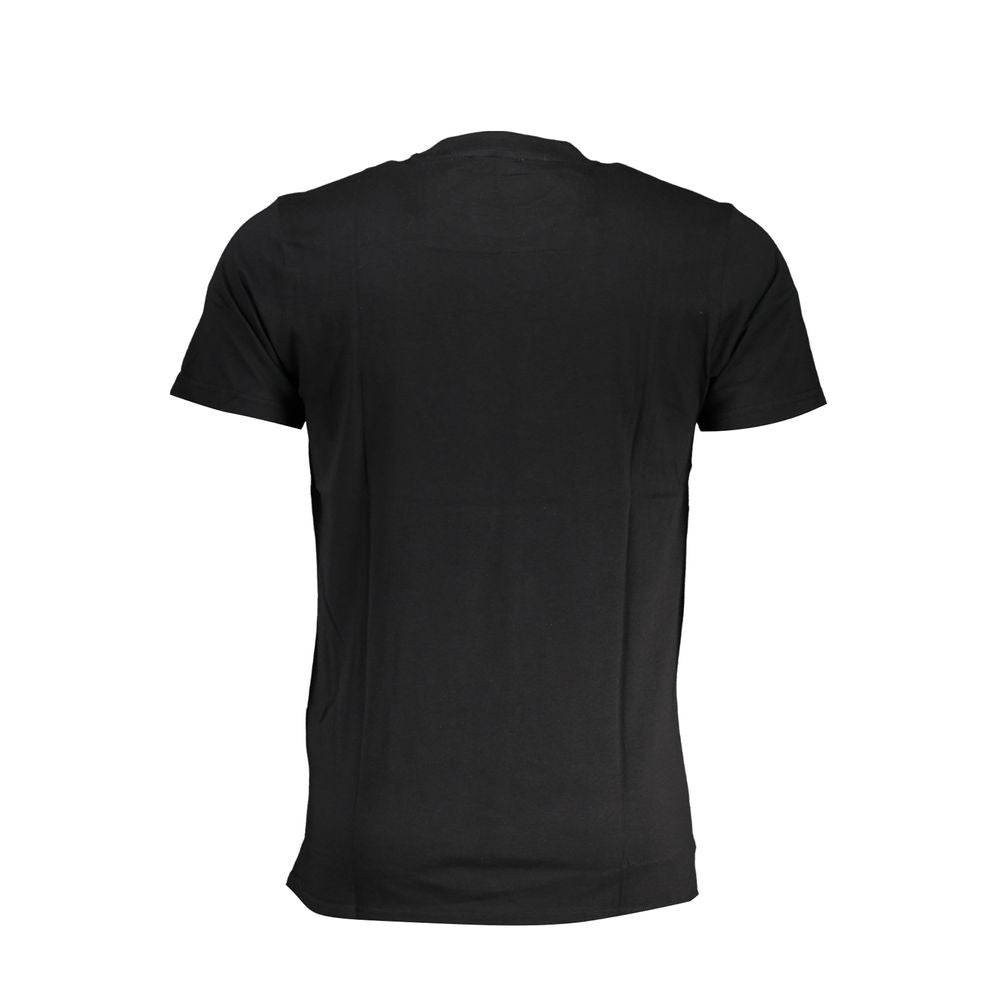 Cavalli Class Black Cotton T-Shirt - Hilstor