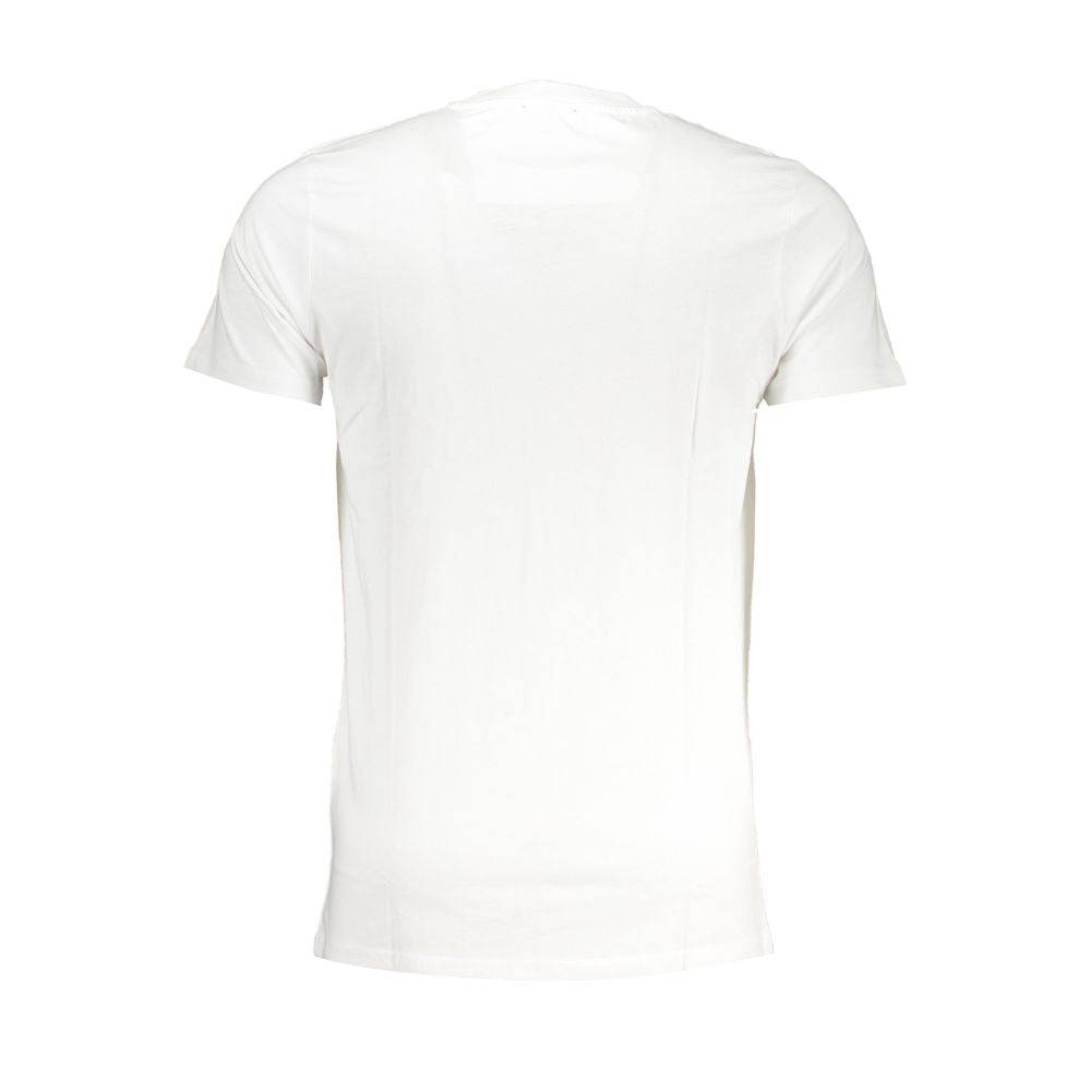 Cavalli Class White Cotton T-Shirt - Hilstor