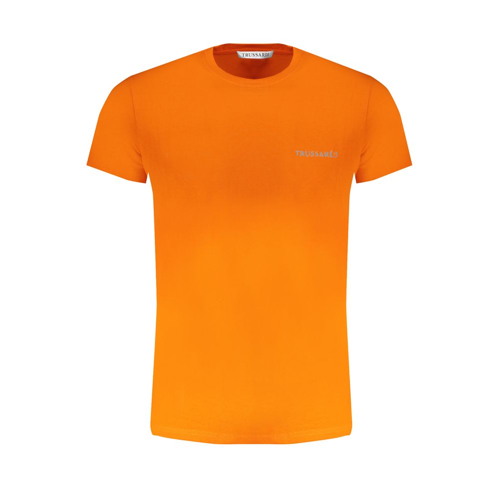 Trussardi Orange T-shirt i bomuld
