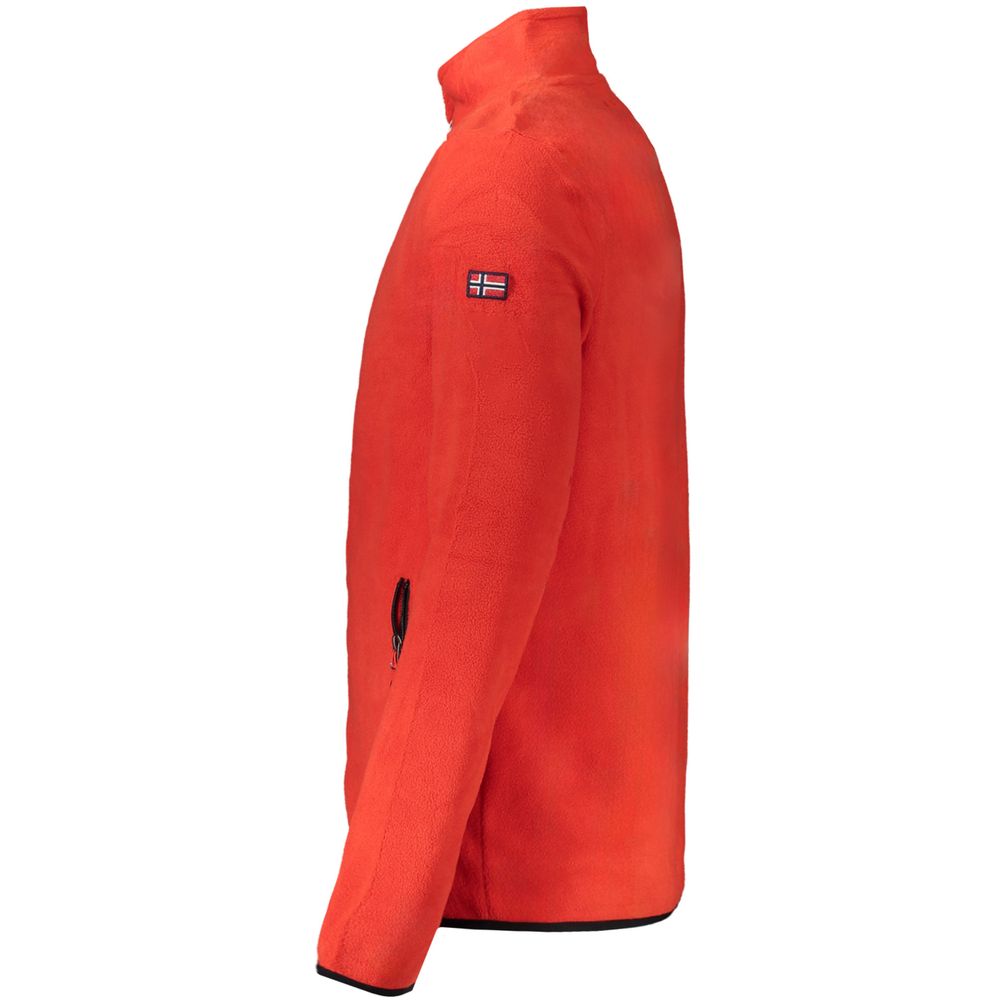 Norge 1963 rød polyester herretrøje