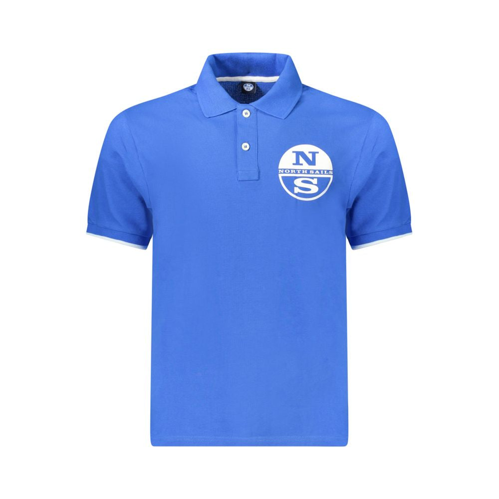 North Sails Blå Bomuld Polo Shirt til mænd