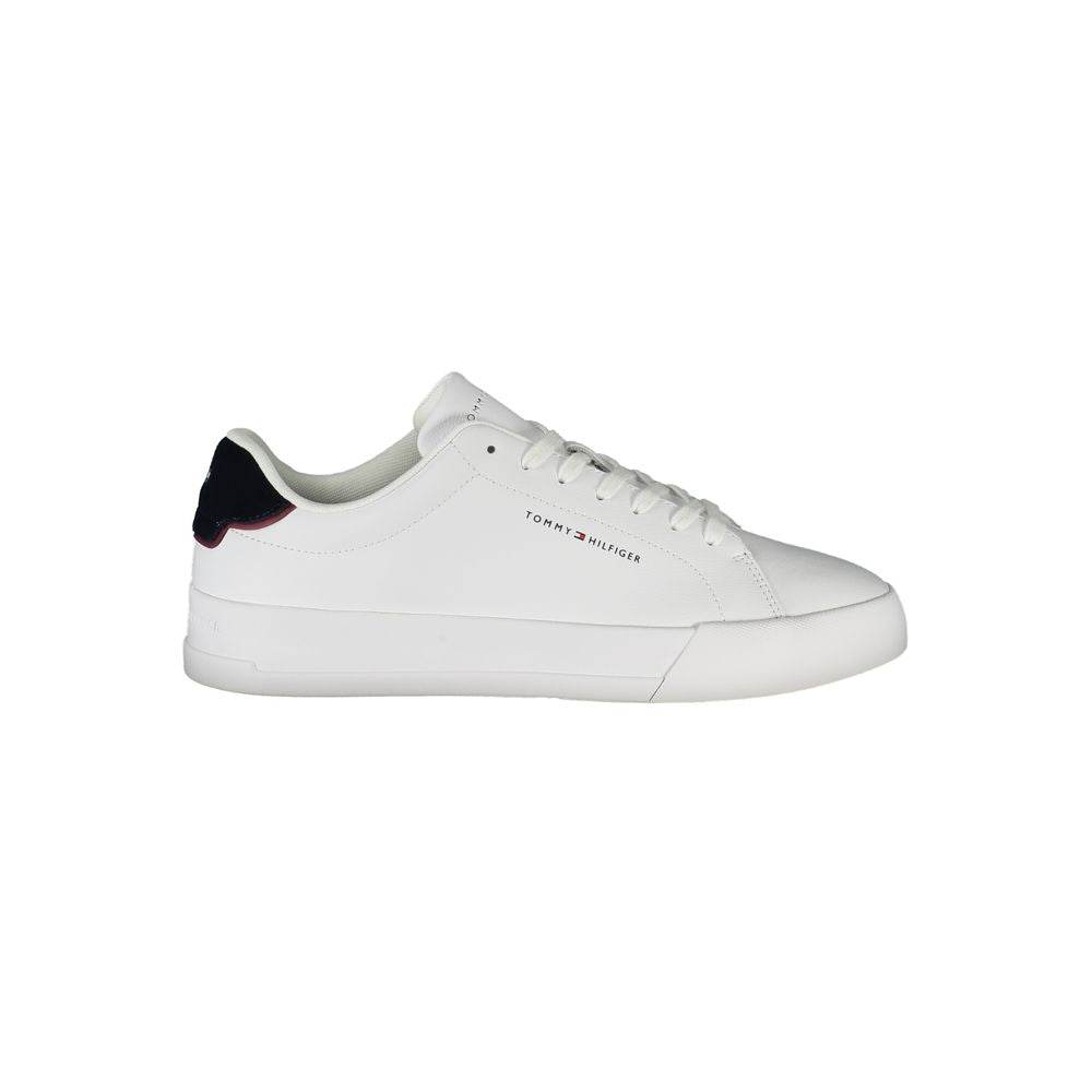 Tommy Hilfiger White Polyethylene Men Sneaker - Hilstor