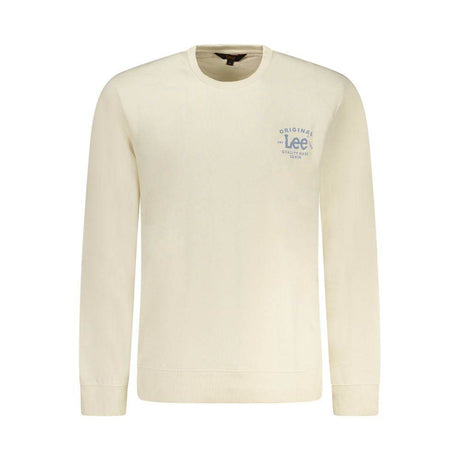 Lee Beige Cotton Men Sweater - Hilstor