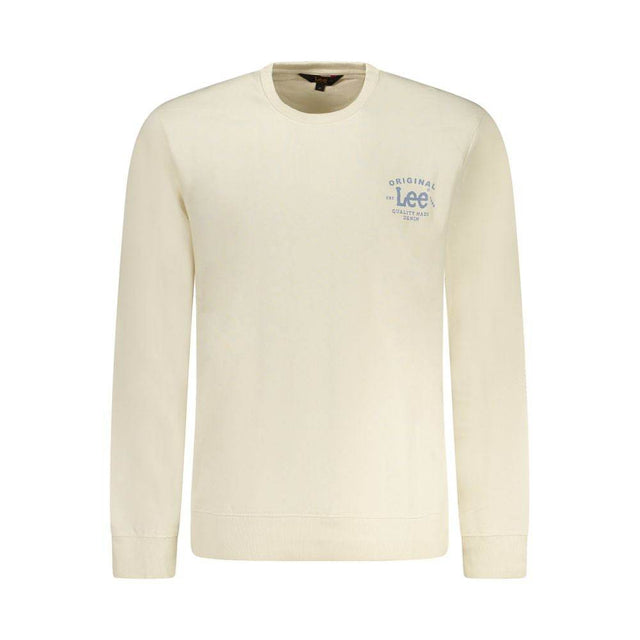 Lee Beige Cotton Men Sweater - Hilstor