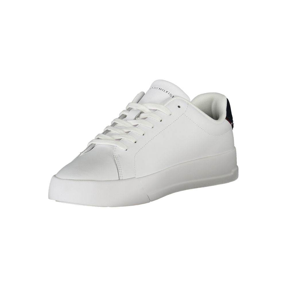 Tommy Hilfiger White Polyethylene Men Sneaker - Hilstor