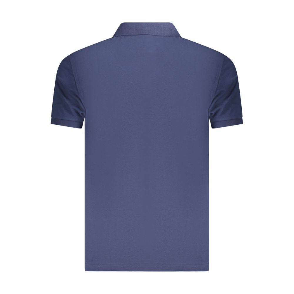 Fila Blue Cotton Men Polo Shirt - Hilstor