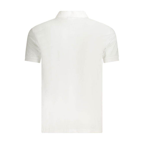 Fila White Cotton Men Polo Shirt - Hilstor