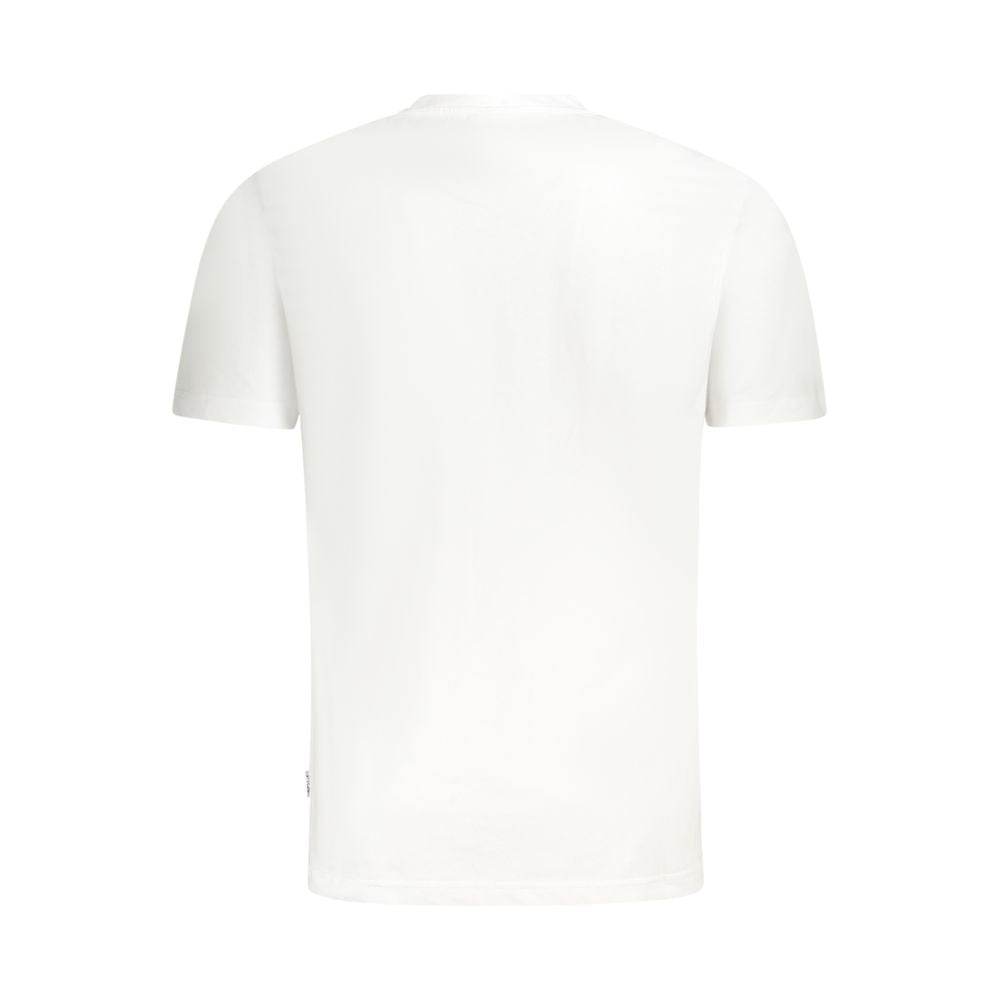 Fila White Cotton Men T-Shirt - Hilstor