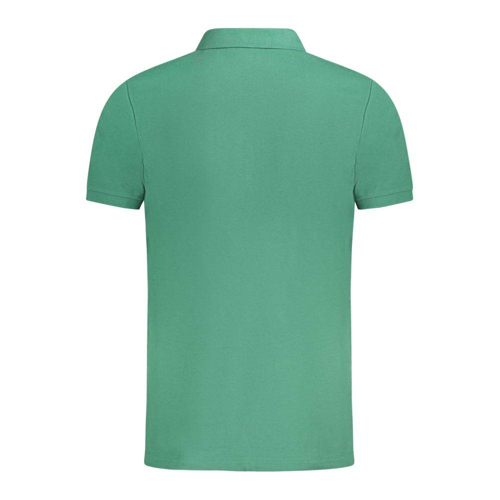 Fila Green Cotton Men Polo Shirt - Hilstor
