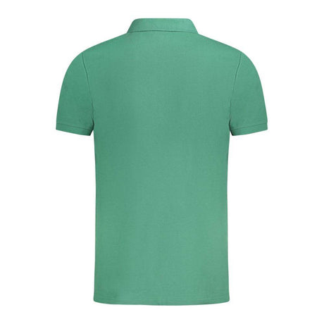 Fila Green Cotton Men Polo Shirt - Hilstor