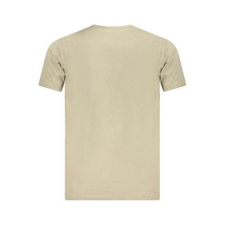 Vans Beige Cotton Men T-Shirt - Hilstor
