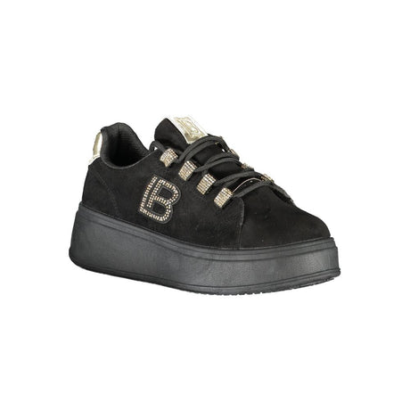 Laura Biagiotti sort polyester sneaker til kvinder