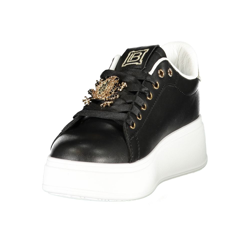Laura Biagiotti Sort Syntetisk Dame Sneaker