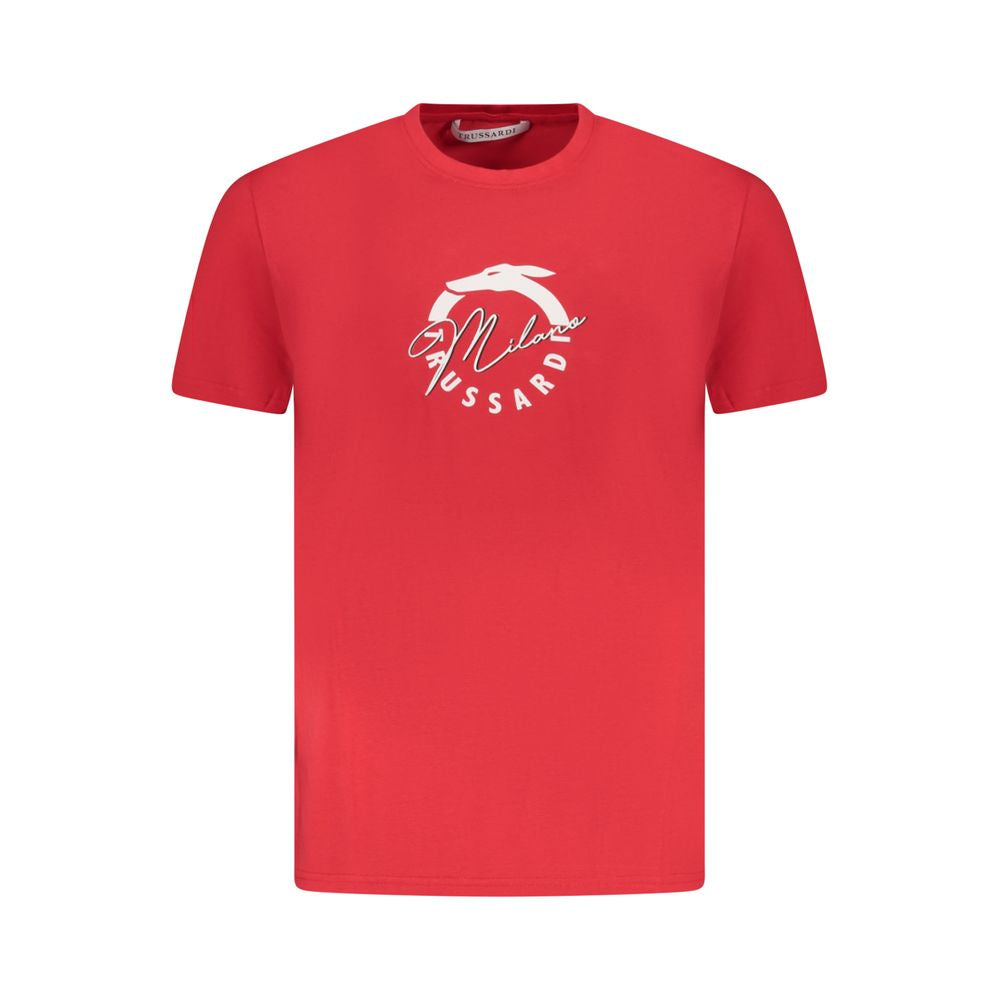 Trussardi rød bomuld herre T-shirt