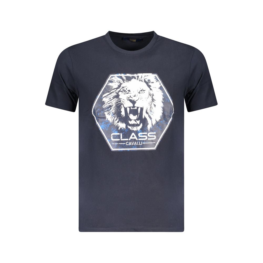 Cavalli klasse blå bomuld herre T-shirt
