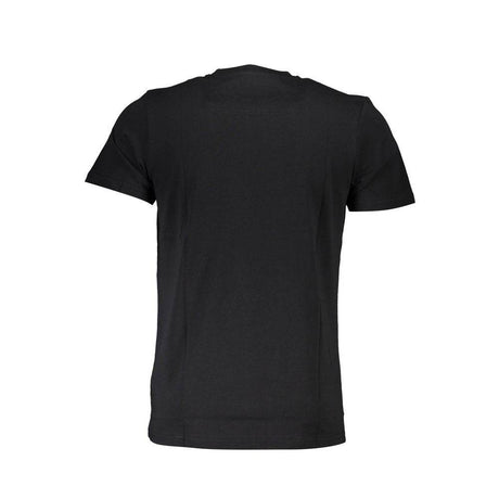 Cavalli Class Black Cotton Men T-Shirt - Hilstor
