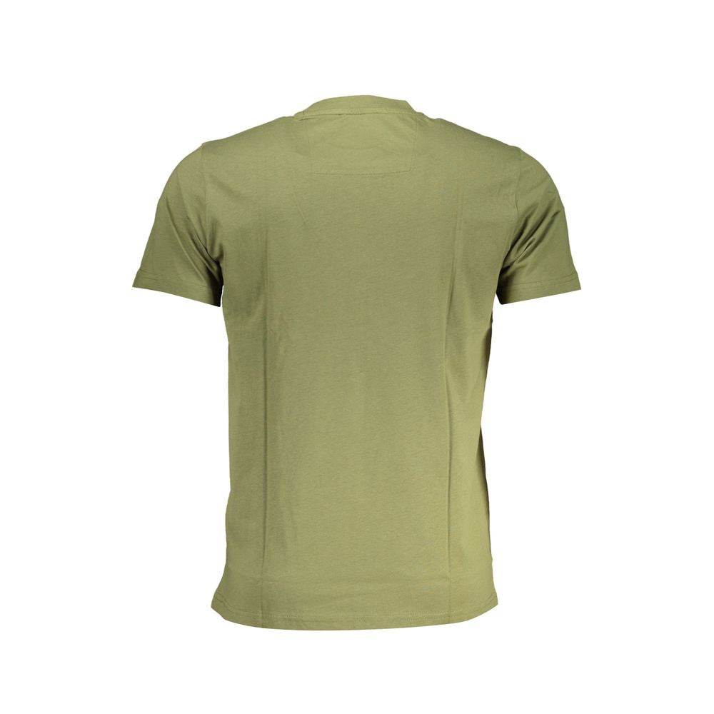 Cavalli Class Green Cotton T-Shirt - Hilstor