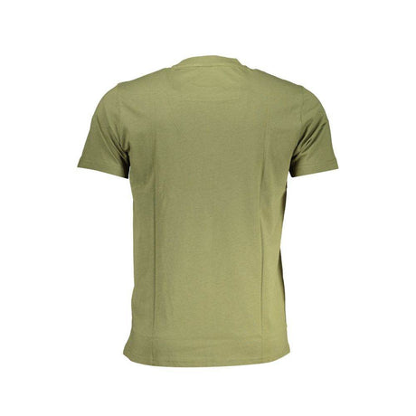 Cavalli Class Green Cotton T-Shirt - Hilstor