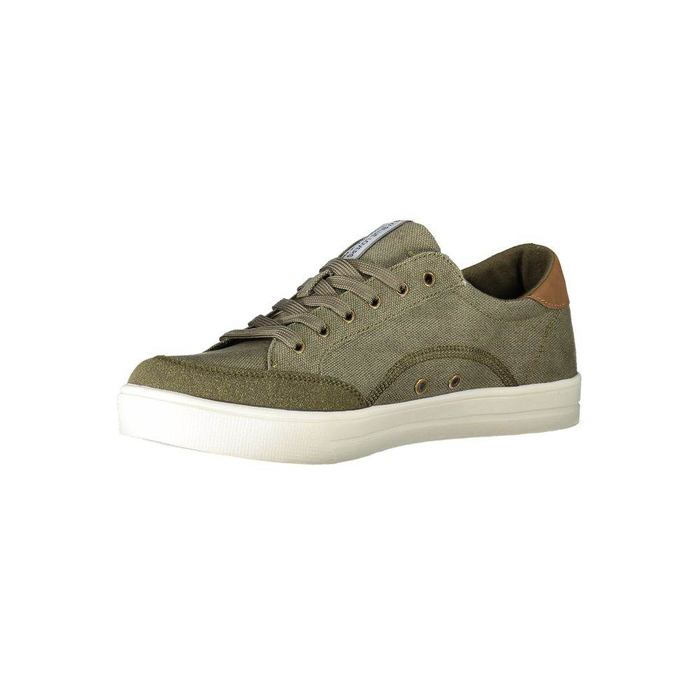 Carrera Green Polyester Sneaker - Hilstor