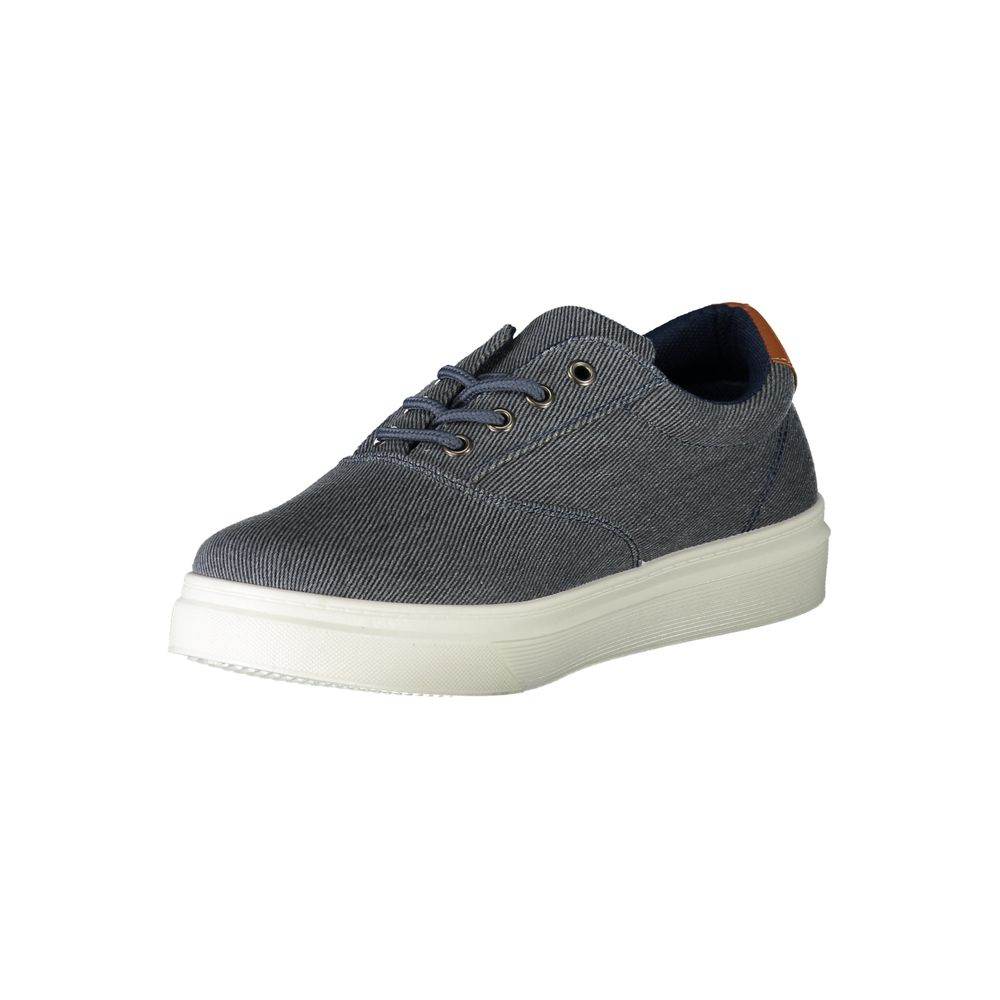 Carrera Blue Polyester Sneaker - Hilstor