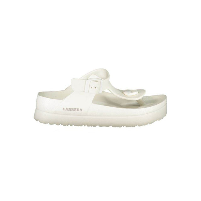 Carrera White Polyethylene Sandal - Hilstor
