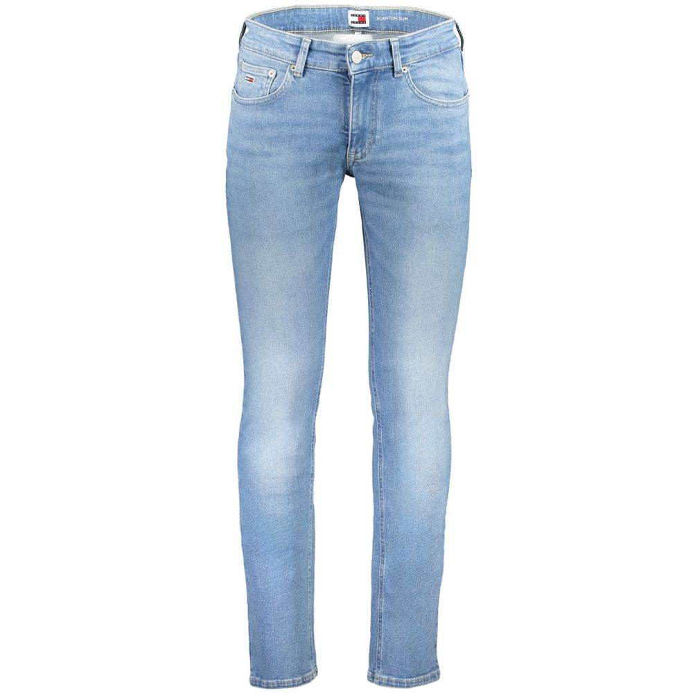 Tommy Hilfiger Blue Cotton Men's Slim Jean - Hilstor
