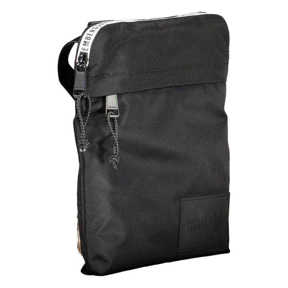 Bikkembergs Black Nylon Shoulder Bag - Hilstor