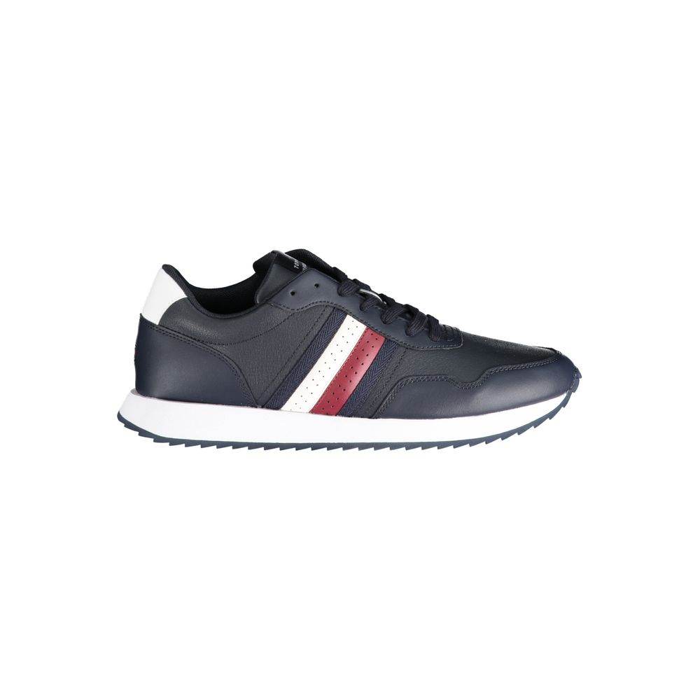 Tommy Hilfiger Blue Polyester Sneaker - Hilstor