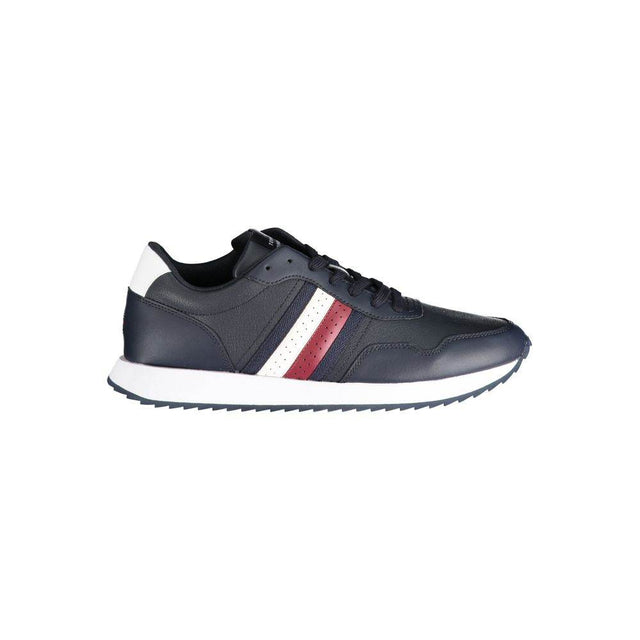 Tommy Hilfiger Blue Polyester Sneaker - Hilstor