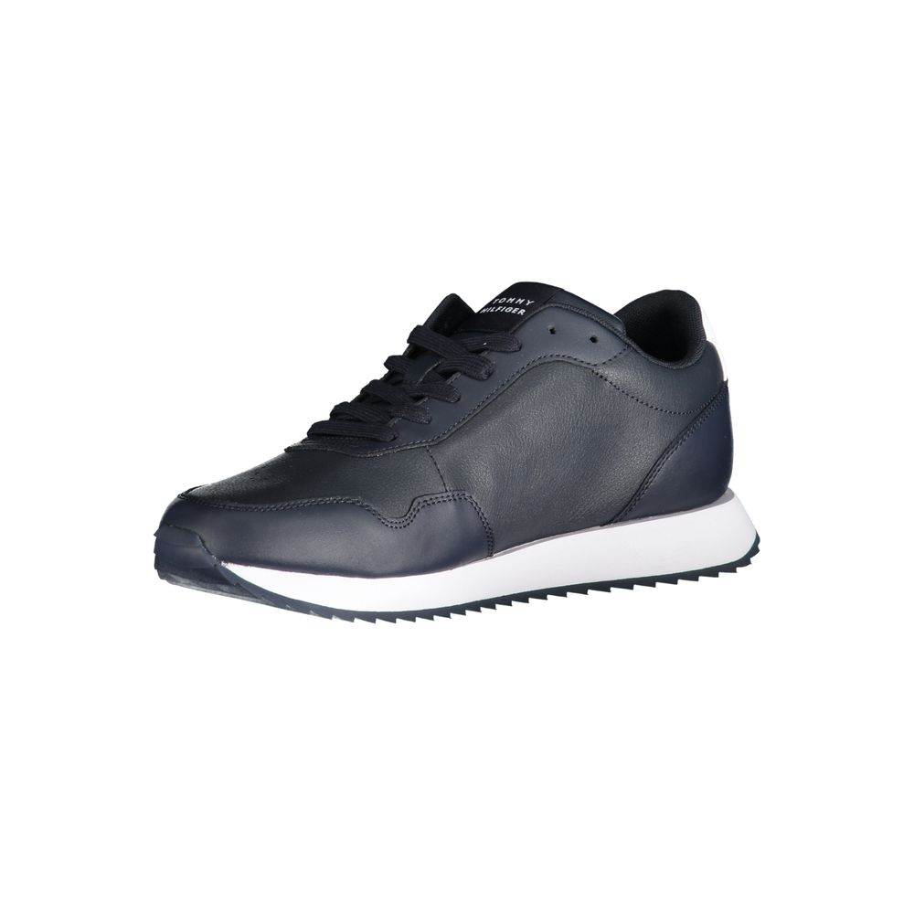 Tommy Hilfiger Blue Polyester Sneaker - Hilstor