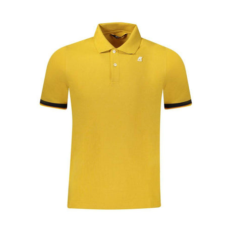K-WAY Yellow Cotton Men Polo Shirt - Hilstor