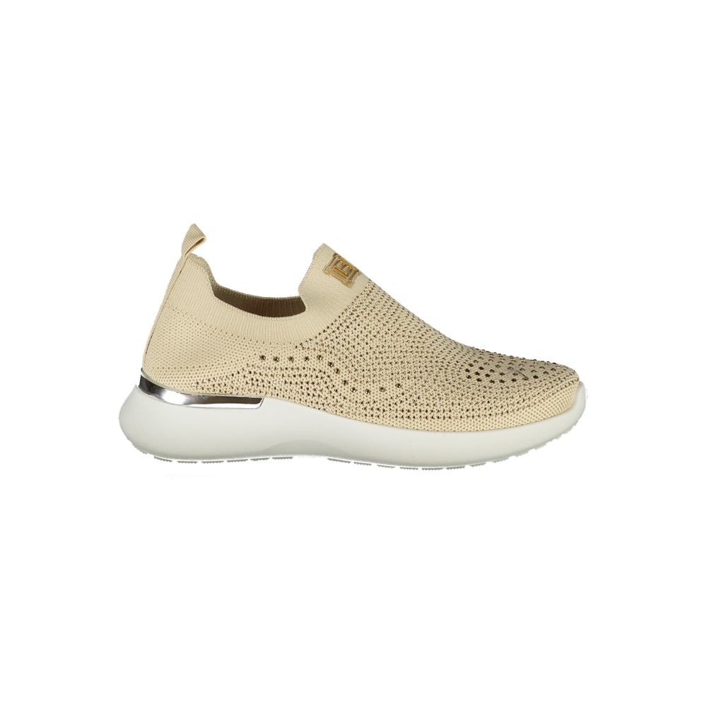 Laura Biagiotti Beige polyester sneaker til kvinder